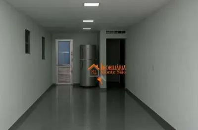 Salão para alugar, 47 m² por r$ 2.000/mês - jardim paulista - guarulhos/sp