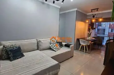 Apartamento com 2 dormitórios à venda, 59 m² por r$ 560.000,00 - picanco - guarulhos/sp