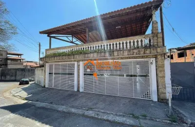 Sobrado com 3 dormitórios à venda, 250 m² por r$ 820.000,00 - jardim santa mena - guarulhos/sp