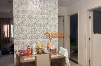 Apartamento com 2 dormitórios à venda, 48 m² por r$ 140.000,00 - vila nova bonsucesso - guarulhos/sp