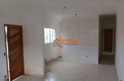 Casa com 2 dormitórios à venda, 60 m² por r$ 265.000,00 - jardim fortaleza - guarulhos/sp