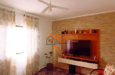 Apartamento com 2 dormitórios à venda, 74 m² por r$ 300.000,00 - jardim santa mena - guarulhos/sp