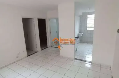 Apartamento com 2 dormitórios à venda, 46 m² por r$ 170.000,00 - vila alzira - guarulhos/sp