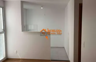 Apartamento com 2 dormitórios para alugar, 38 m² por r$ 2.300,00/mês - jardim rosa de franca - guarulhos/sp