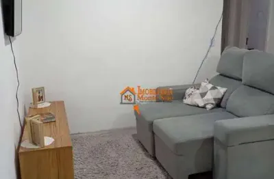 Apartamento com 2 dormitórios à venda, 45 m² por r$ 260.000 - jardim do triunfo - guarulhos/sp
