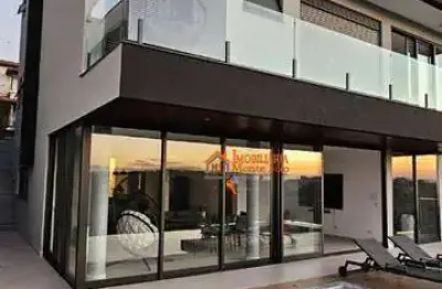 Sobrado com 4 dormitórios à venda, 600 m² por r$ 6.800.000,00 - jardim imperial hills iii - arujá/sp