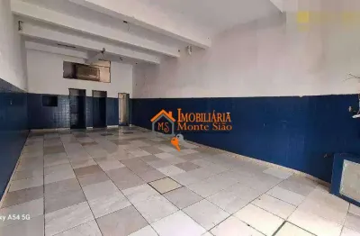 Salão para alugar, 80 m² por r$ 1.780,00/mês - jardim vera - guarulhos/sp