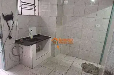Kitnet com 1 dormitório para alugar, 22 m² por r$ 570,00/mês - jardim santa lídia - guarulhos/sp