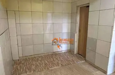 Kitnet com 1 dormitório para alugar por r$ 550/mês - jardim santa lídia - guarulhos/sp