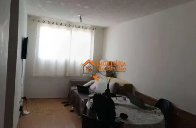 Apartamento com 2 dormitórios à venda, 44 m² por r$ 110.000,00 - jardim nova cidade - guarulhos/sp