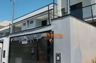 Sobrado com 3 dormitórios à venda, 140 m² por r$ 870.000,00 - parque flamengo - guarulhos/sp