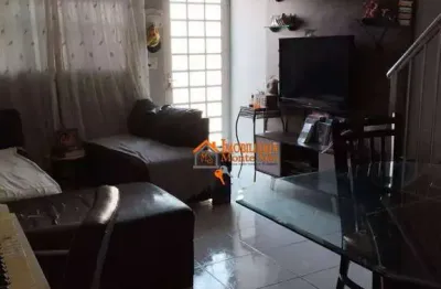 Sobrado com 2 dormitórios à venda, 88 m² por r$ 380.000,00 - cidade serodio - guarulhos/sp