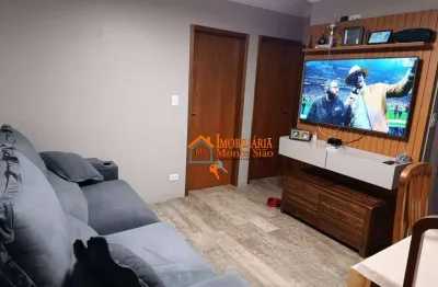 Apto 49m² à venda no flor dos morros – 2 dorms, 1 vaga, cozinha planejada