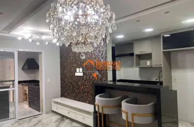 Apartamento com 2 dormitórios à venda, 68 m² por r$ 750.000,00 - jardim flor da montanha - guarulhos/sp