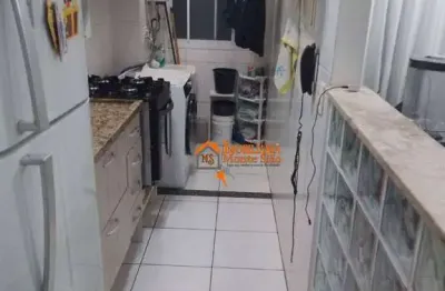 Apartamento com 3 dormitórios à venda, 56 m² por r$ 350.000,00 - cocaia - guarulhos/sp