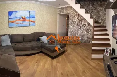 Sobrado com 3 dormitórios à venda, 200 m² por r$ 535.000,00 - jardim bananal - guarulhos/sp