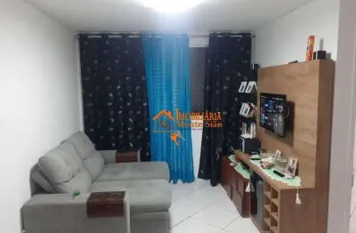 Apartamento com 2 dormitórios, 44 m² - venda por r$ 225.000,00 ou aluguel por r$ 1.590,00/mês - jardim doraly - guarulhos/sp
