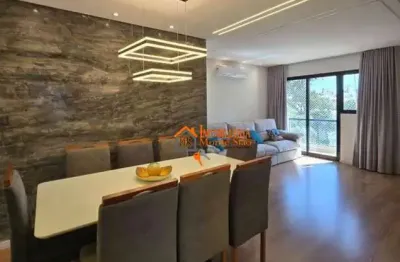 Apartamento com 3 dormitórios à venda, 107 m² por r$ 650.000,00 - vila galvão - guarulhos/sp