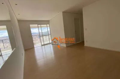 Apartamento 3 quartos com varanda gourmet no cidade maia – 86m² e 2 vagas