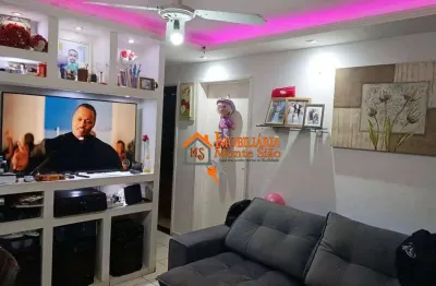 Apartamento com 2 dormitórios à venda, 53 m² por r$ 170.000,00 - vila sadokim - guarulhos/sp