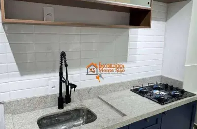 Apartamento com 2 dormitórios à venda, 36 m² por r$ 350.000 - vila das bandeiras - guarulhos/sp