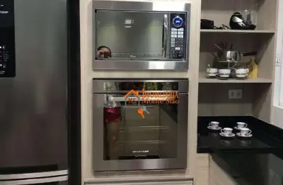 Sobrado com 3 dormitórios para alugar, 197 m² por r$ 3.000,00/mês - parque flamengo - guarulhos/sp