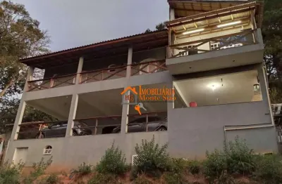 Chácara com 3 dormitórios à venda, 300 m² por r$ 750.000 - luiz fagundes - mairiporã/sp