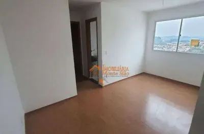 Apartamento com 2 dormitórios à venda, 44 m² por r$ 360.400,00 - vila barros - guarulhos/sp