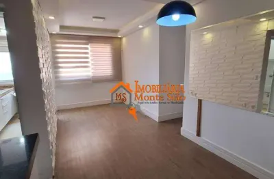 Apartamento com 2 dormitórios, 59 m² - venda por r$ 515.000,00 ou aluguel por r$ 3.330,00/mês - picanco - guarulhos/sp