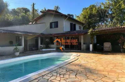 Casa com 4 dormitórios à venda, 450 m² por r$ 1.917.000,00 - jardim cinco lagos de santa maria - mairiporã/sp