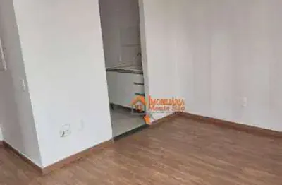 Apartamento com 2 dormitórios para alugar, 43 m² por r$ 1.985,00/mês - jardim são domingos - guarulhos/sp