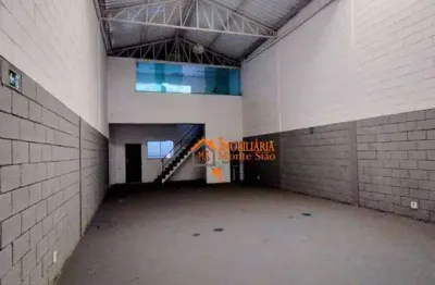 Galpão para alugar, 200 m² por r$ 6.500,00/mês - jardim das nações - guarulhos/sp