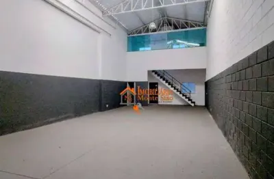 Galpão para alugar, 200 m² por r$ 6.500,00/mês - jardim das nações - guarulhos/sp