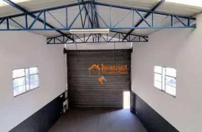 Galpão para alugar, 100 m² por r$ 5.000,00/mês - cidade jardim cumbica - guarulhos/sp