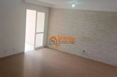 Apartamento com 3 dormitórios à venda, 76 m² por r$ 530.000,00 - jardim nova taboão - guarulhos/sp