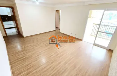 Apartamento com 3 dormitórios à venda, 76 m² por r$ 530.000,00 - jardim nova taboão - guarulhos/sp