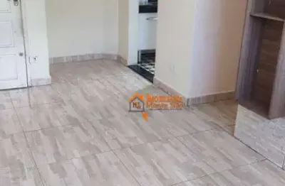 Apartamento com 2 dormitórios, 44 m² - venda por r$ 170.000,00 ou aluguel por r$ 1.090,00/mês - jardim nova cidade - guarulhos/sp