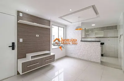 Apartamento com 2 dormitórios à venda, 40 m² por r$ 250.000,00 - vila alzira - guarulhos/sp