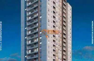 Apartamento com 2 dormitórios à venda, 42 m² por r$ 415.000,00 - vila das bandeiras - guarulhos/sp