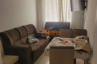 Apartamento com 2 dormitórios à venda, 50 m² por r$ 170.000,00 - jardim nova cidade - guarulhos/sp