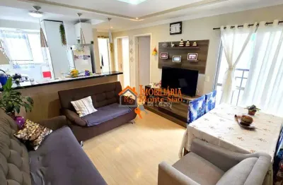 Apartamento com 2 dormitórios à venda, 47 m² por r$ 290.000,00 - água chata - guarulhos/sp