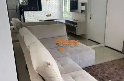 Apartamento com 2 dormitórios à venda, 44 m² por r$ 290.000,00 - jardim ansalca - guarulhos/sp