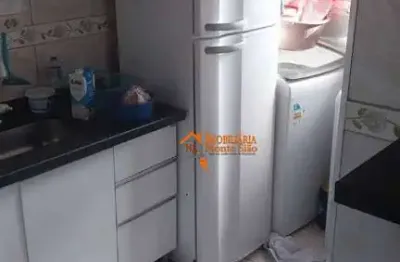 Apartamento com 2 dormitórios à venda, 44 m² por r$ 100.000,00 - jardim nova cidade - guarulhos/sp