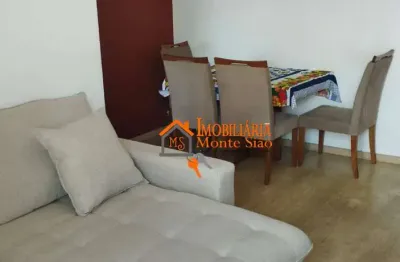 Apartamento com 2 dormitórios à venda, 54 m² por r$ 326.000,00 - parque continental ii - guarulhos/sp