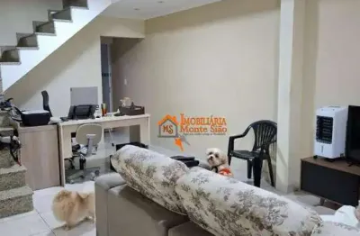 Sobrado com 3 dormitórios à venda, 210 m² por r$ 795.000,00 - jardim adriana - guarulhos/sp