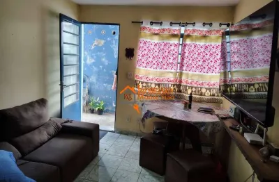Casa com 2 dormitórios à venda, 50 m² por r$ 181.000,00 - jardim presidente dutra - guarulhos/sp