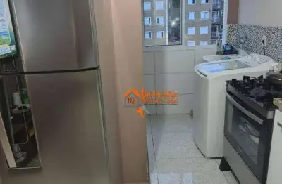 Apartamento com 2 dormitórios à venda, 42 m² por r$ 250.000,00 - parque primavera - guarulhos/sp