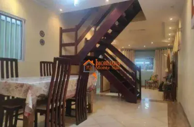 Sobrado com 4 dormitórios à venda, 125 m² por r$ 800.000 - jardim bom clima - guarulhos/sp