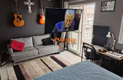 Studio com 1 dormitório à venda, 37 m² por r$ 405.000,00 - centro - guarulhos/sp