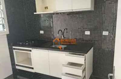 Apartamento com 2 dormitórios para alugar, 56 m² por r$ 2.200,00/mês - jardim odete - guarulhos/sp